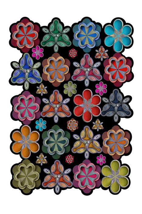 Conceptum Alfombra para Pasillo Hmnt964 Multicolor 80 x 150 cm